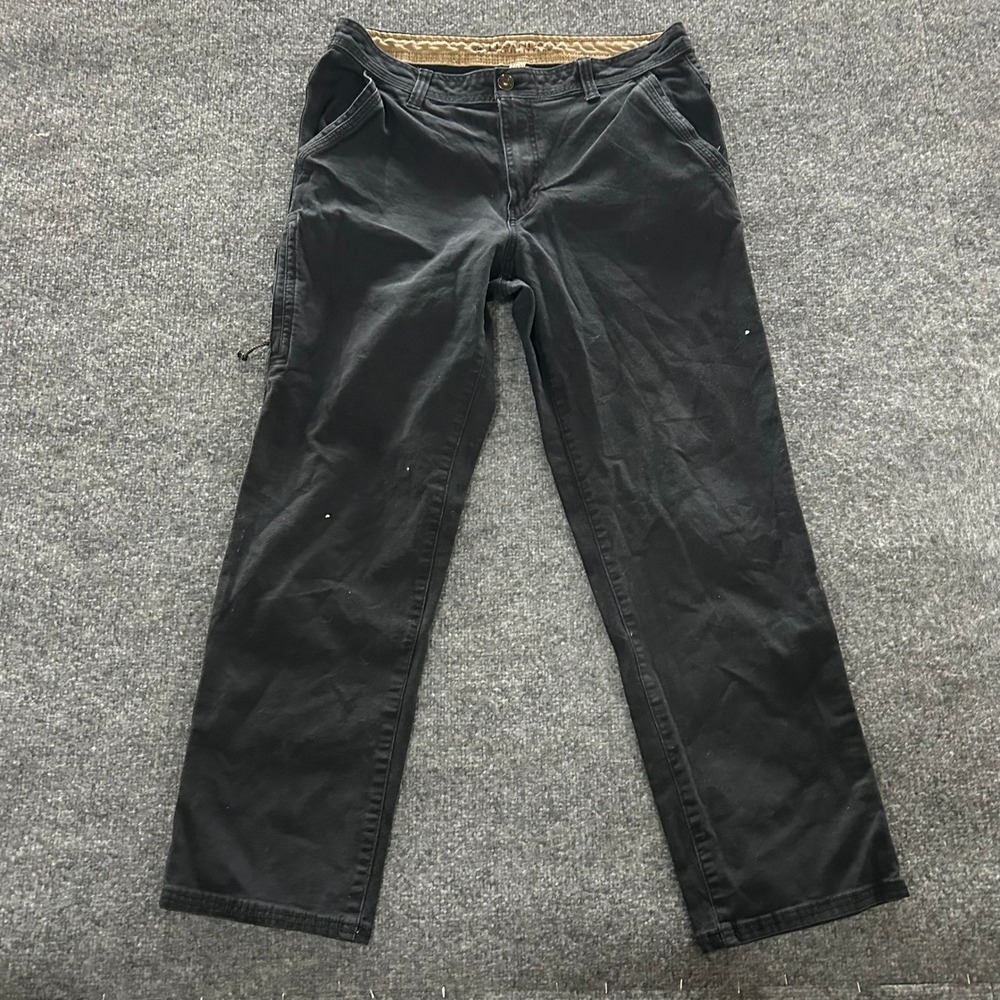 Legendary Outfitters Pants Mens Size 34x30 Black Canvas Utility Straight